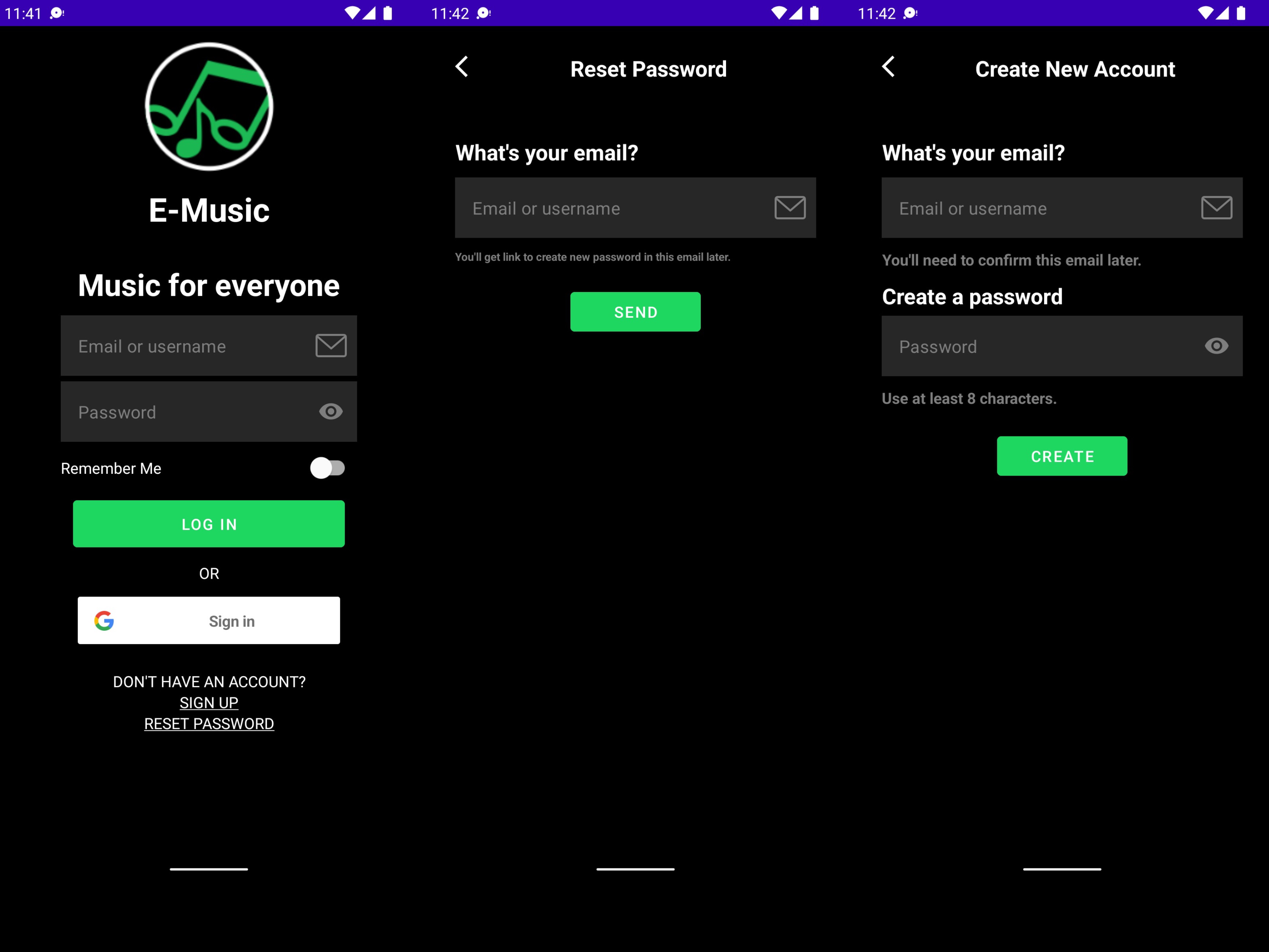 E-Music Platform - Digital music streaming and management system