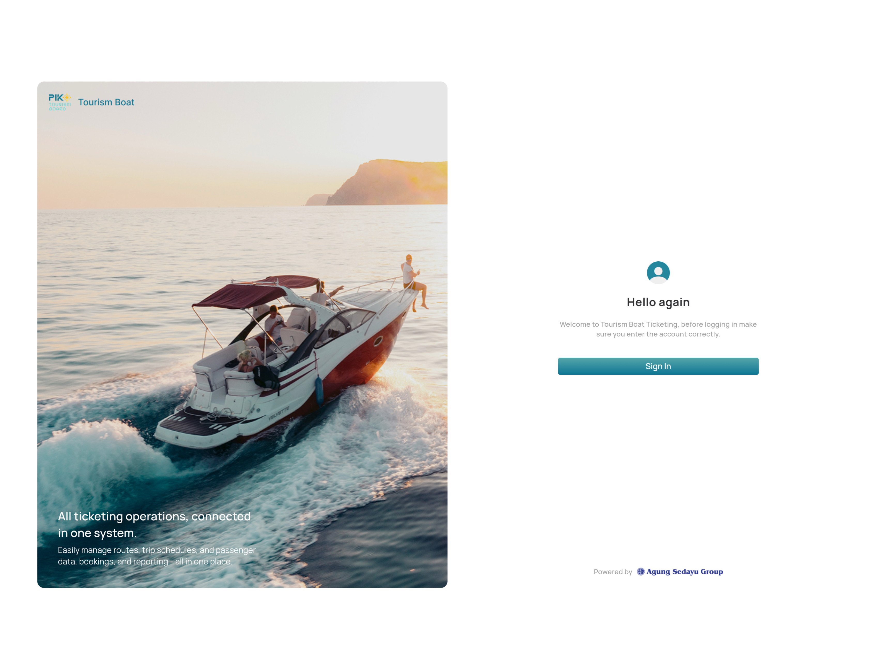 PIK Tourism Boat - Web-based ticketing application for tourism services